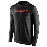 Oregon State Beavers Nike Wordmark Long Sleeve WEM T-Shirt - Black -,baseball caps,new era cap wholesale,wholesale hats